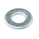 Diall M4 Carbon steel Medium Flat Washer, Pack of 20