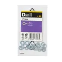 Diall M5 Carbon steel Medium Flat Washer, Pack of 20