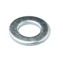 Diall M8 Carbon steel Medium Flat Washer, Pack of 20