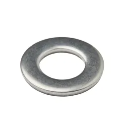 Diall M8 Stainless steel Medium Flat Washer, Pack of 10