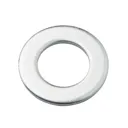Diall M12 Carbon steel Flat Washer, Pack of 5