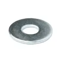 Diall M8 Carbon steel Flat Washer, Pack of 100