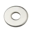 Diall M10 Stainless steel Large Flat Washer, Pack of 10