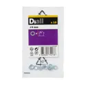Diall M4 Steel Shakeproof Washer, Pack of 10