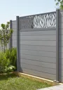 GoodHome Neva Composite Fence slat (L)0.66m (W)157mm (T)21mm, Set of 3