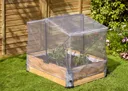 Verve Kitchen garden Grey Polyphenylene ether (PPE) & steel Easy access grow cover, (L)0.8m (W)0.6m