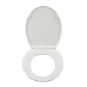 Changi White Top fix Soft close Toilet seat