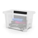 Form Kaze Clear 1L Plastic Stackable Storage box