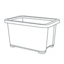 Form Kaze Clear 3L Plastic XXS Stackable Storage box