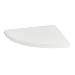Form Rigga White Corner shelf (L)250mm (D)250mm