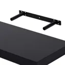 Form Cusko Black Floating shelf (L)600mm (D)235mm