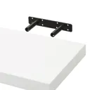 Form Cusko Gloss white Floating shelf (L)300mm (D)235mm