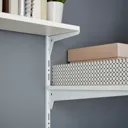 Form Lony White Shelf rail (L)100cm