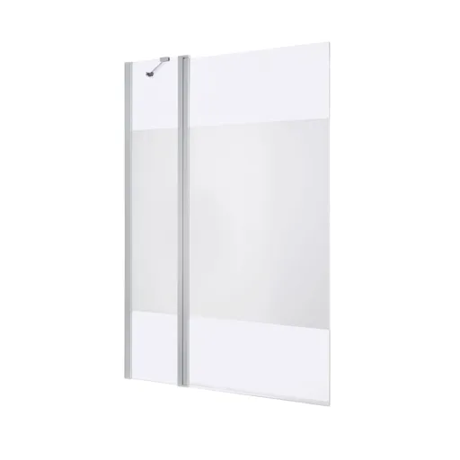 GoodHome Calera Frosted Bath screen, (W)1040mm