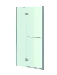 GoodHome Naya Clear Framed Full open pivot Shower Door (W)1000mm
