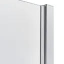 GoodHome Naya Clear Framed Full open pivot Shower Door (W)1200mm