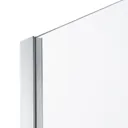 GoodHome Naya Clear Fixed Shower panel (H)1950mm (W)760mm