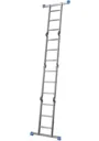 Mac Allister 3-way 12 tread Folding Combination Ladder