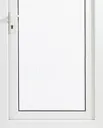 Framed White PVC RH External Back Door, (H)2060mm (W)840mm