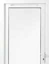 Framed White PVC LH External Back Door, (H)2055mm (W)920mm