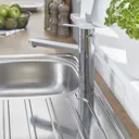 Cooke & Lewis Alysa Chrome effect Kitchen Top lever Tap