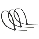 Diall Black Cable tie (L)400mm, Pack of 50