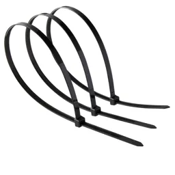 Diall Black Cable tie (L)550mm, Pack of 25