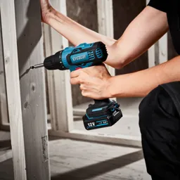 Erbauer 12V 2Ah Li-ion Cordless Drill driver 2 batteries EDD12-Li-2