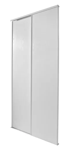 Blizz White 2 door Sliding Wardrobe Door kit (H)2260mm (W)1500mm