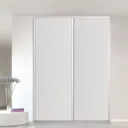 Valla White Sliding Wardrobe Door (H)2260mm (W)772mm