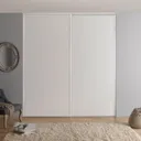 Valla White Sliding Wardrobe Door (H)2260mm (W)922mm