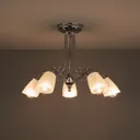 Trivia Chrome effect 5 Lamp Ceiling light