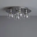 Carmenta Chrome effect 4 Lamp Ceiling light