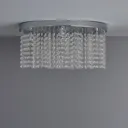 Carna Chrome effect 5 Lamp Ceiling light