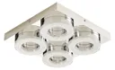 Perna Chrome effect Ceiling light