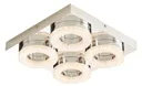 Perna Chrome effect Ceiling light