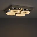 Perna Chrome effect Ceiling light