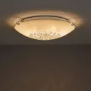 Gaia White 2 Lamp Ceiling light
