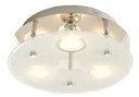 Janus Chrome effect 3 Lamp Ceiling light