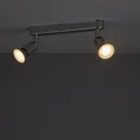 Chrome effect Mains-powered 2 lamp Spotlight