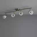 Aphaea Chrome effect Mains-powered 4 lamp Spotlight