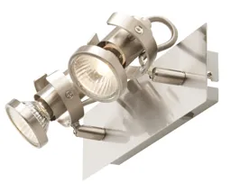 Arachne Satin Nickel effect Mains-powered 2 lamp Spotlight
