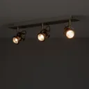 Arachne Satin Nickel effect Mains-powered 3 lamp Spotlight