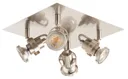 Arachne Satin Nickel effect Mains-powered 4 lamp Spotlight