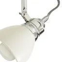 Hippolyta Gloss Limestone Mains-powered 2 lamp Spotlight