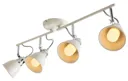 Hippolyta Gloss Limestone Mains-powered 4 lamp Spotlight