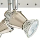 Ceraon Chrome effect Mains-powered 6 lamp Spotlight