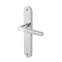 Colours Callac Stainless steel Straight Latch Door handle (L)130mm, Pair