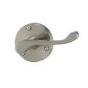 Colours Nickel effect Aluminium Scroll Latch Door handle (L)96mm, Pair