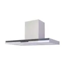 Cooke & Lewis CLBHS90 Black Glass Box Cooker hood, (W)90cm